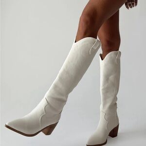 Princess Polly Billini Novena boots off white